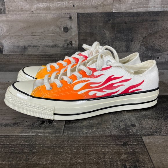 Converse Chuck 70 Low Flames Unisex Sneakers - Picture 3 of 11